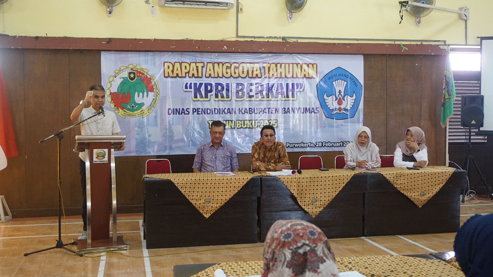 Hadiri RAT, Ketua PKPRI Banyumas: Harus Ada Optimisme untuk Memajukan Koperasi