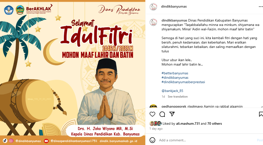 Selamat Idul Fitri 1446 H