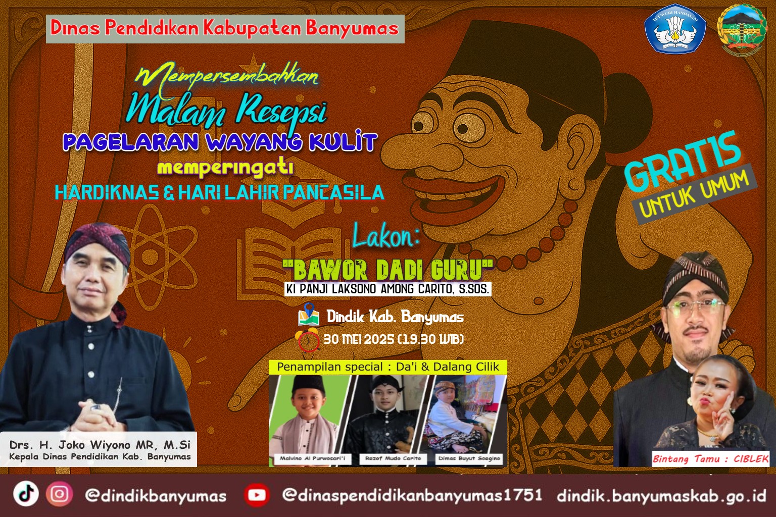 Semarak Resepsi dan Pagelaran Wayang Kulit: Merayakan Hardiknas dan Hari Lahir Pancasila