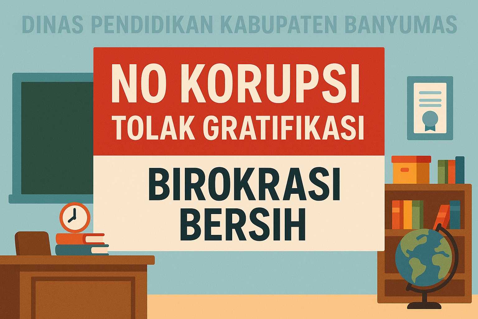 Dindik Tegaskan Dukungan, No Korupsi, No Gratifikasi