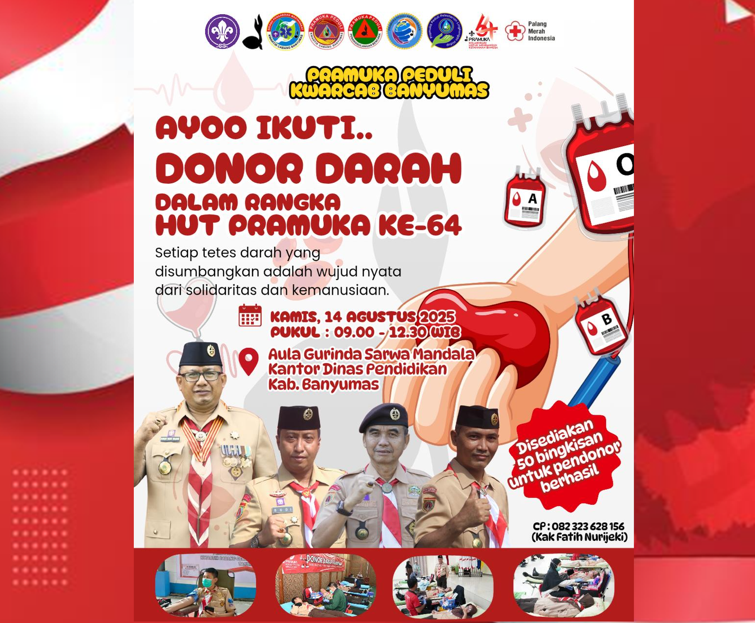 Setetes Darah untuk Solidaritas dan Kemanusiaan