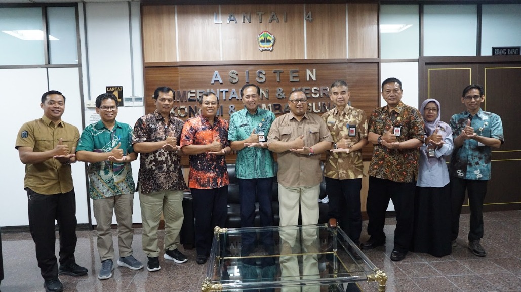 Audiensi Pemkab Banyumas dengan Aspem Kesra Provinsi Jateng Bahas Penghargaan Pramuka Garuda