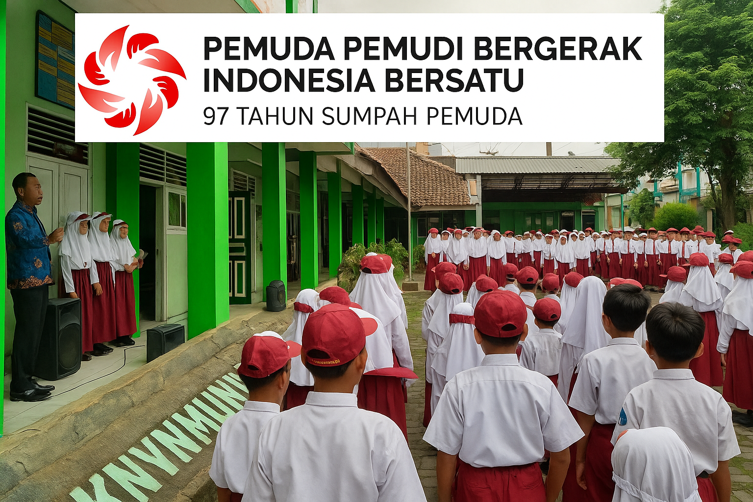Menanamkan Semangat Sumpah Pemuda Sejak Dini di SDN 2 Dukuhwaluh