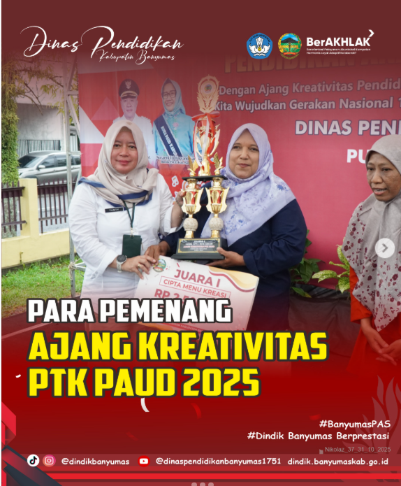 Para Juara Ajang Kreativitas PTK PAUD 2025