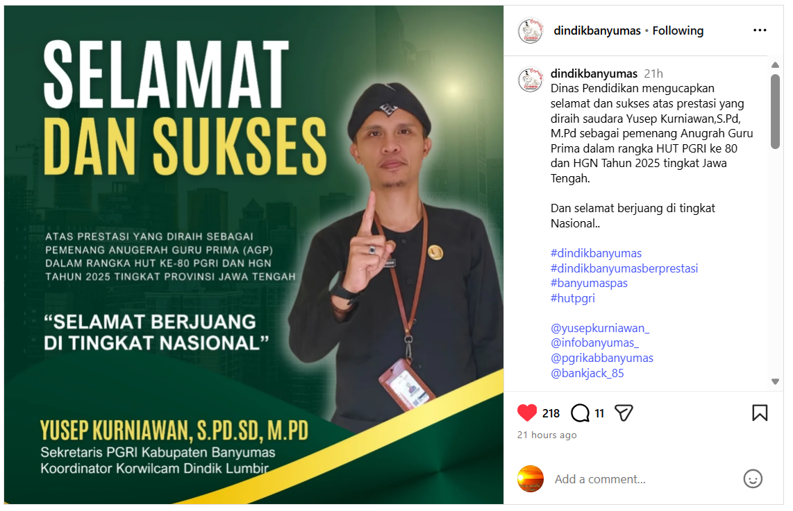 Anugrah Guru Prima (AGP): Sarana Melahirkan Guru Profesional dan Inovatif