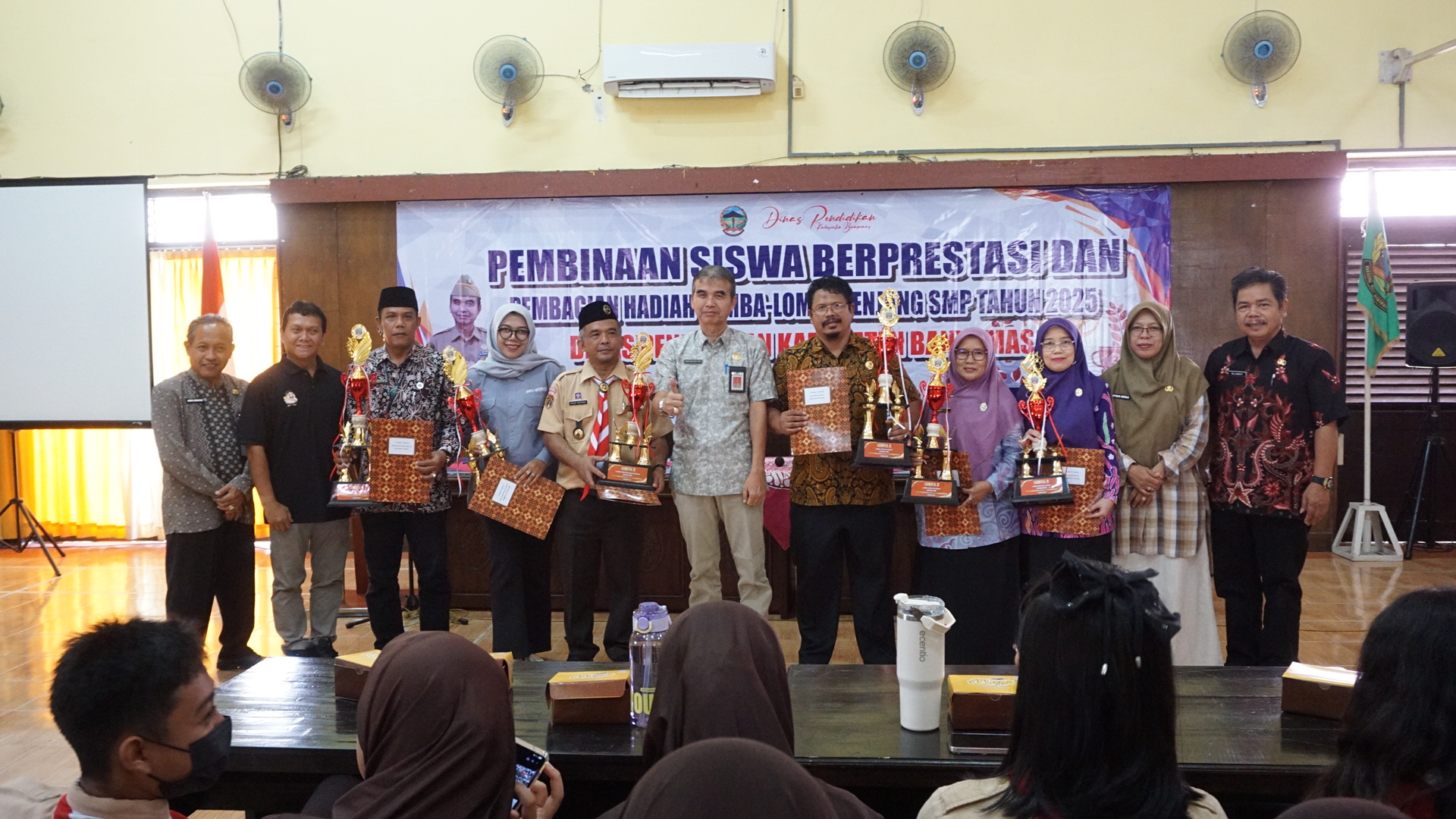 Dinas Pendidikan Banyumas Apresiasi Ratusan Siswa Berprestasi