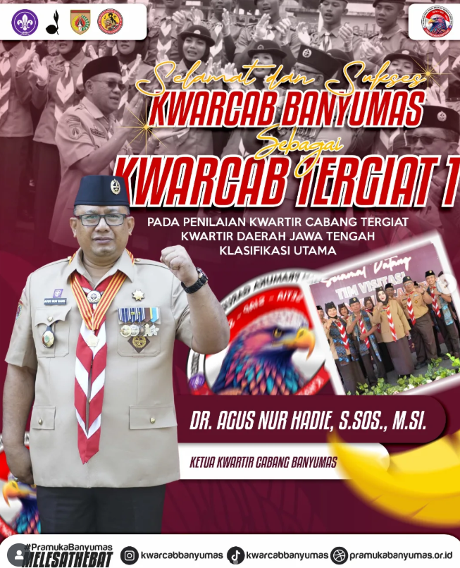 Kwarcab Banyumas Raih Predikat “Kwarcab Tergiat” ke-35 Berturut-turut