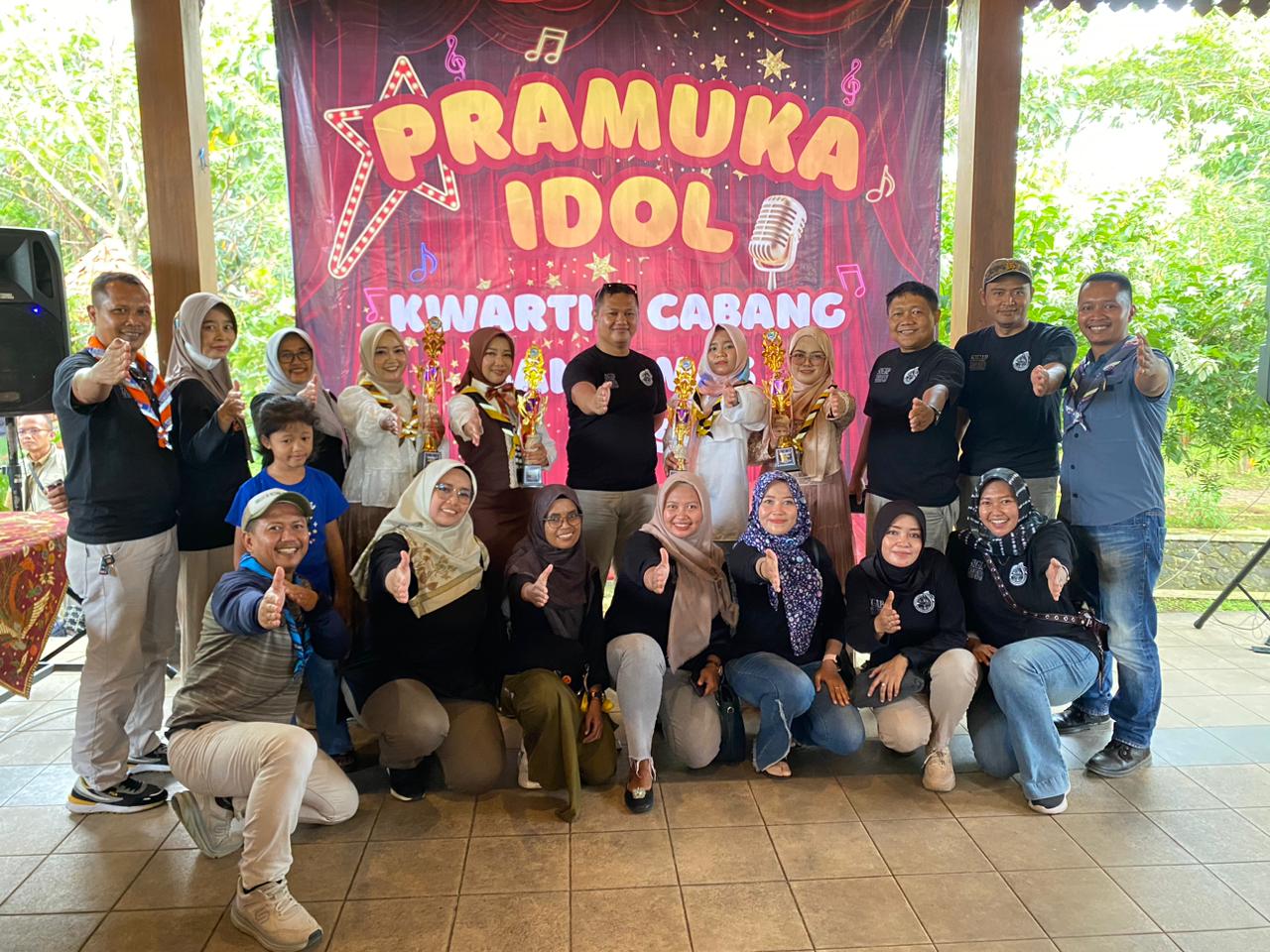 Kwarran Cilongok Borong 4 Kejuaraan pada Pramuka Idol 2025 Kwarcab Banyumas