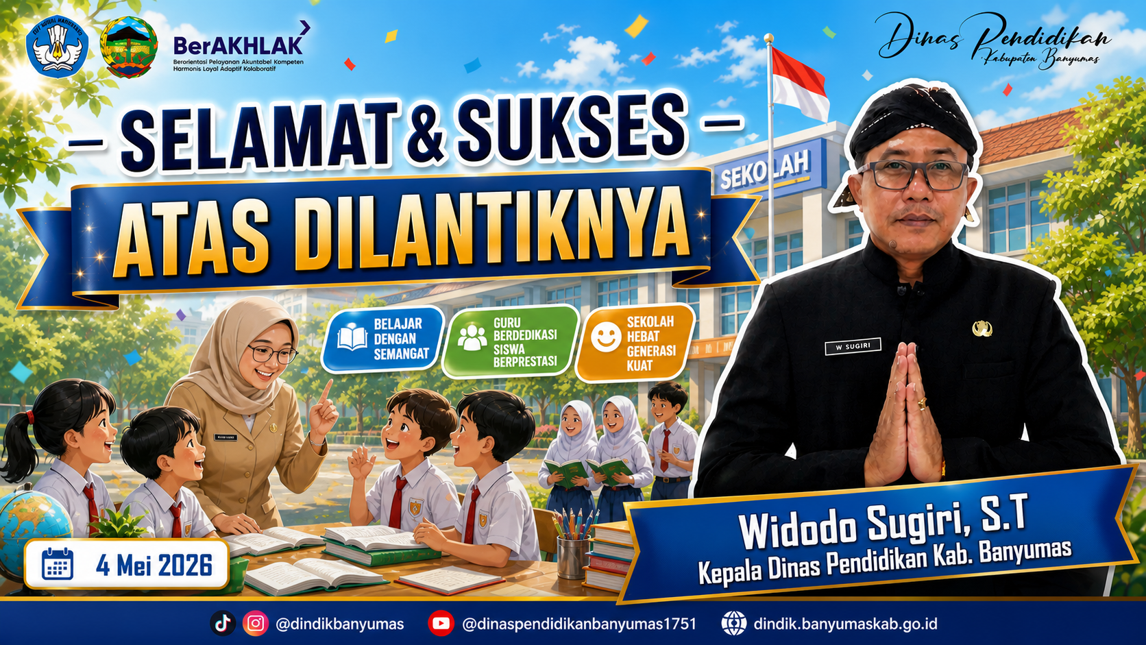 Sinergi dan Integritas: Menyambut Kepemimpinan Baru di Dinas Pendidikan Banyumas