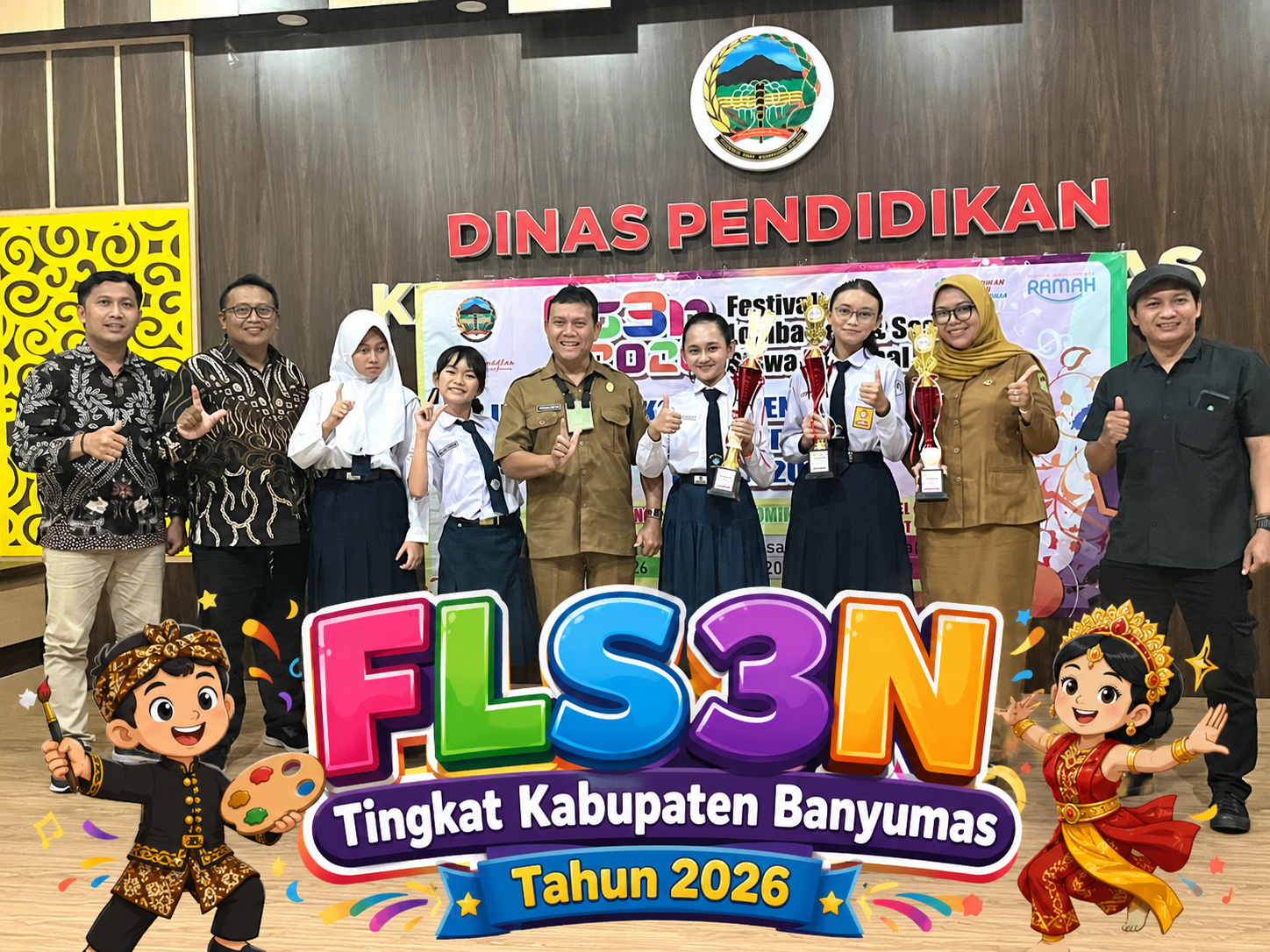 Hasil Lomba FLS3N SMP Kabupaten Banyumas Tahun 2026