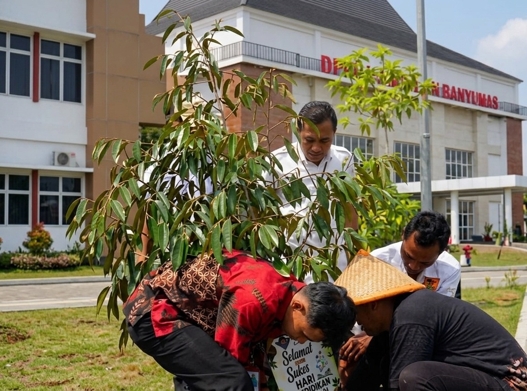 Hardiknas 2026 Banyumas, Ucapan Berubah Menjadi Aksi Nyata Penghijauan
