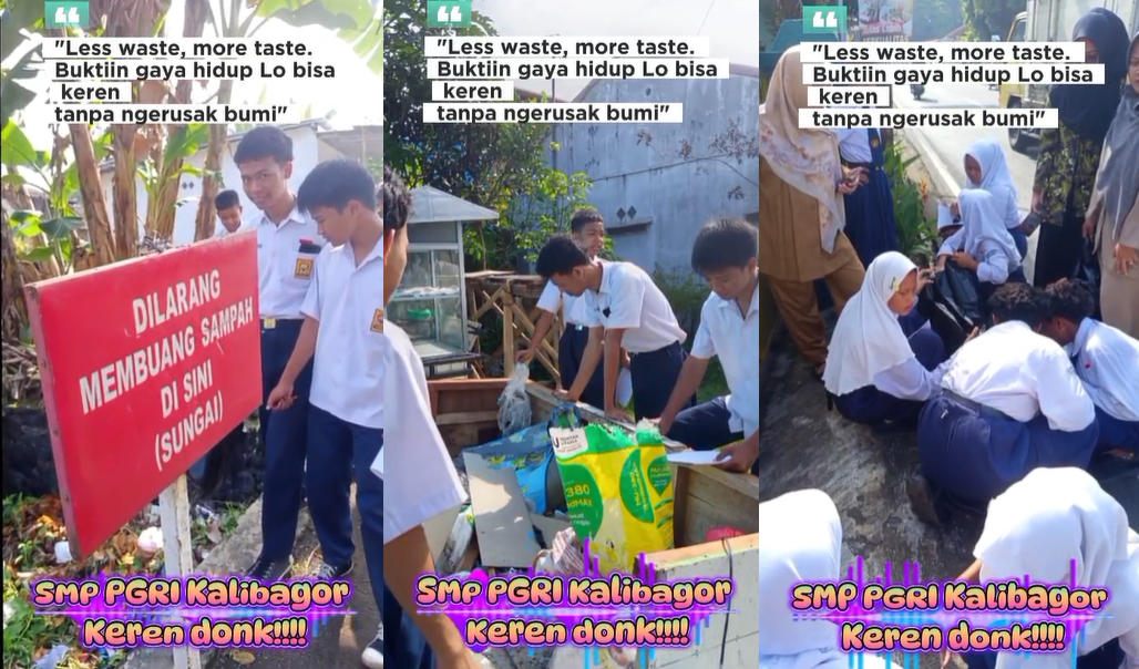 Gerakan Sahabat Kecil Mencintai Bumi di SMP PGRI Kalibagor