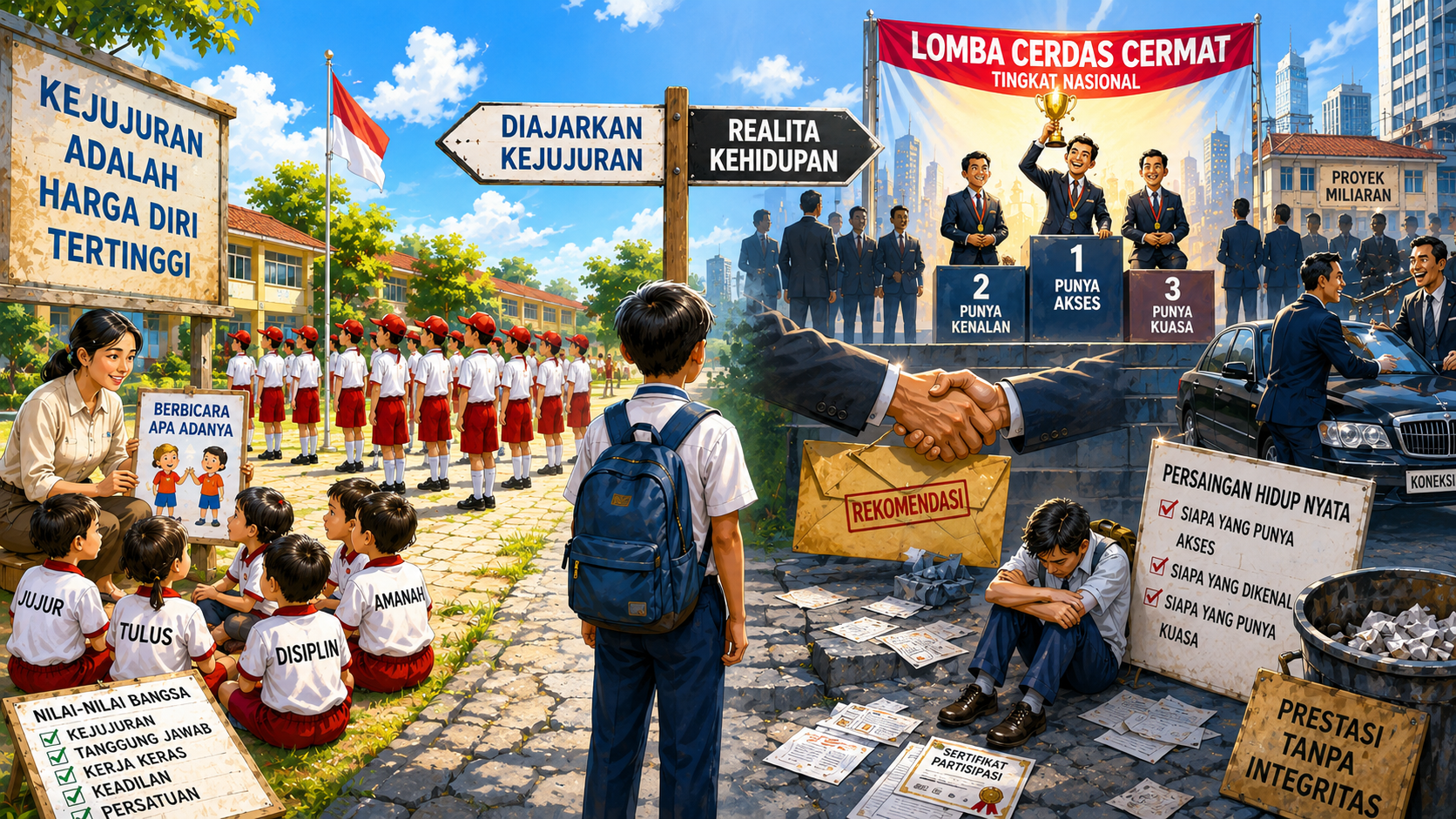 Bangsa Penuh Ajaran Jujur, Kosong dalam Laku