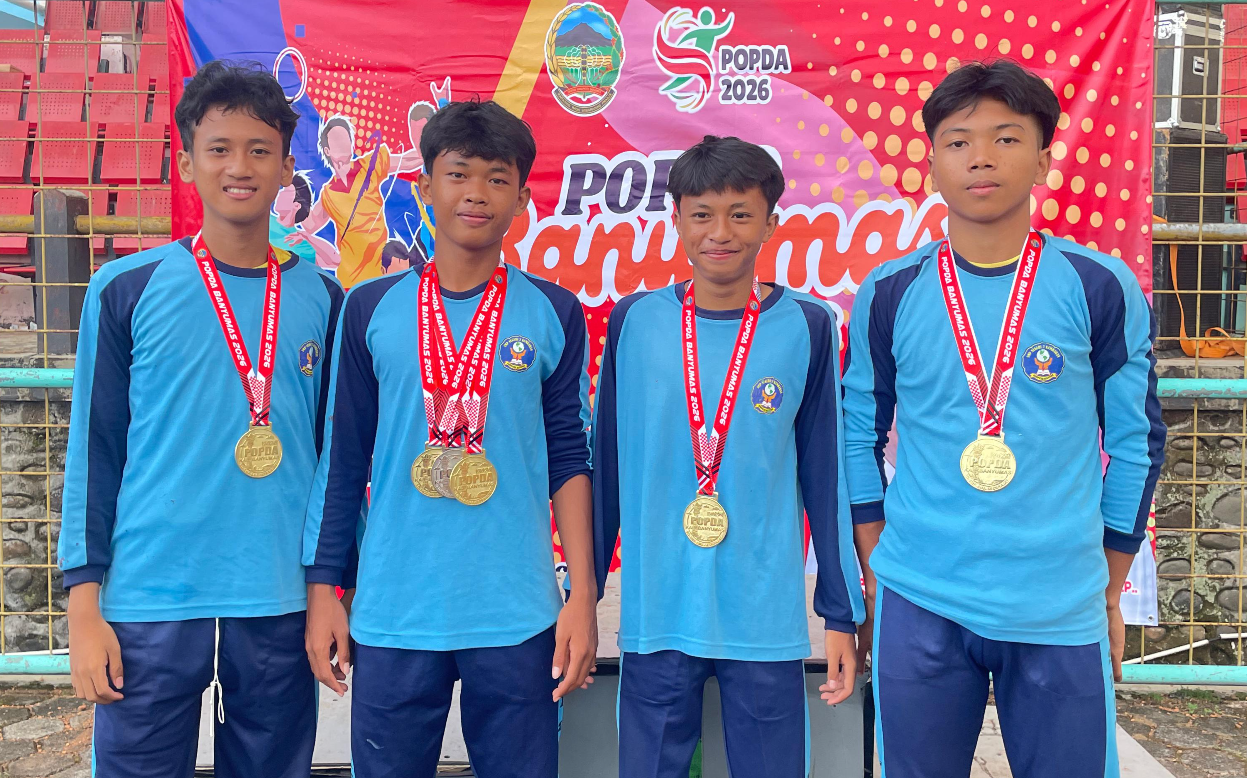 SMP Negeri 2 Kembaran Bersinar di POPDA Banyumas 2026