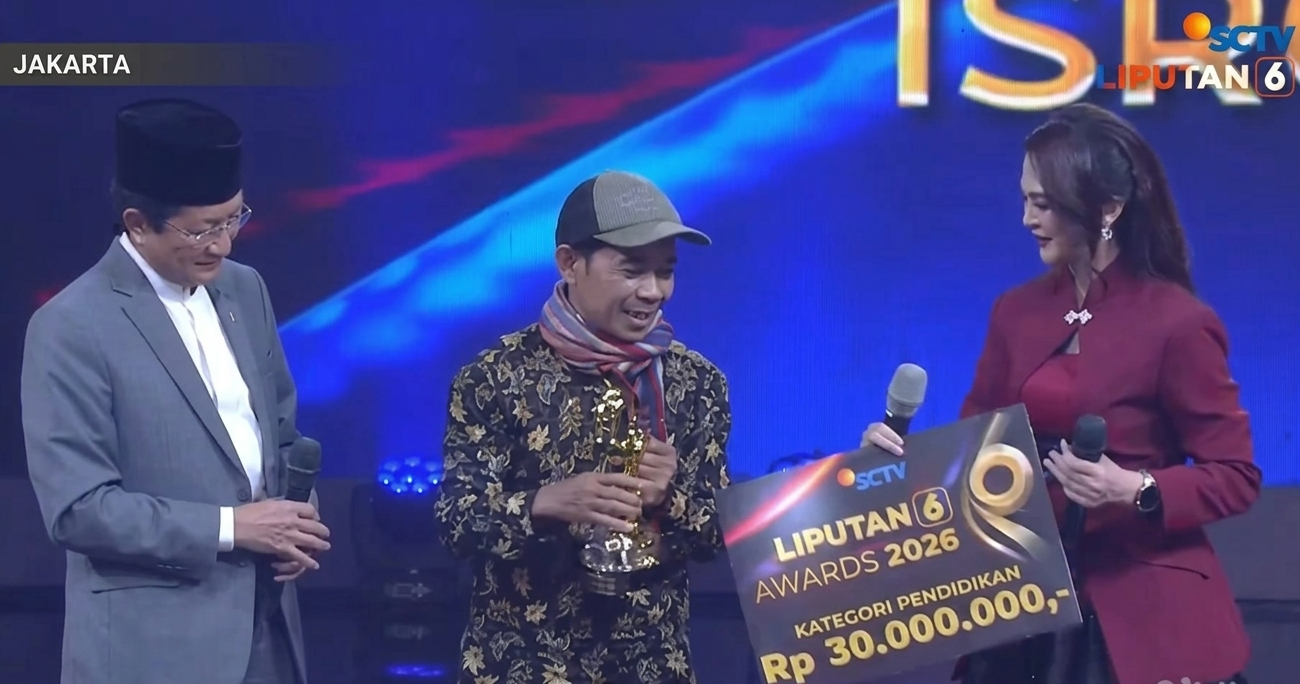 Isrodin Raih Apresiasi Nasional pada Liputan 6 Awards 2026 Kategori Pendidikan