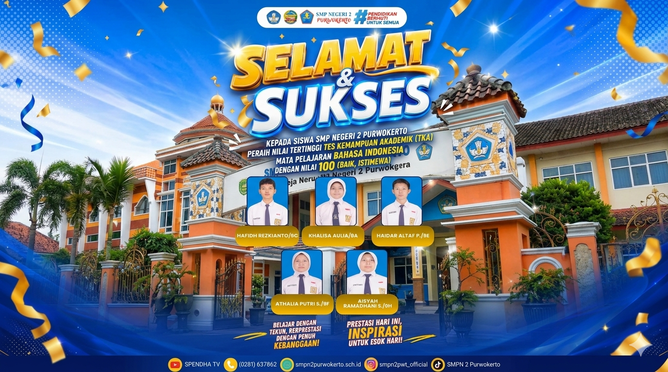 Siswa SMP Negeri 2 Purwokerto Torehkan Prestasi Gemilang pada Hasil TKA 2026