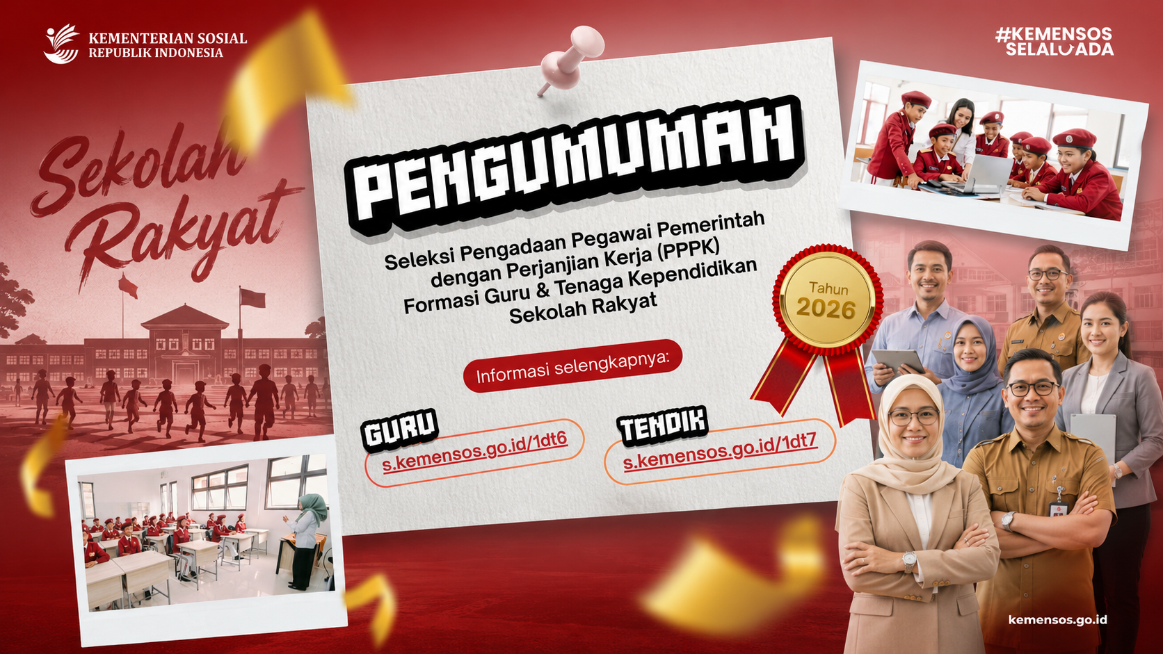 Sekolah Rakyat Buka Rekrutmen 3.053 Guru dan 5.127 Tendik