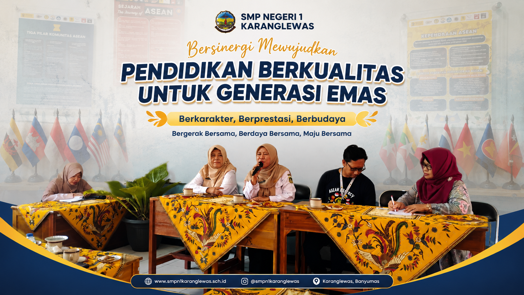 SMP Negeri 1 Karanglewas Menjadi Tuan Rumah ASEAN Literacy Program 2026