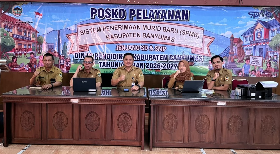Dindik Banyumas Mulai Terapkan SPMB Online Jenjang SD di Wilayah Eks Kotip Purwokerto
