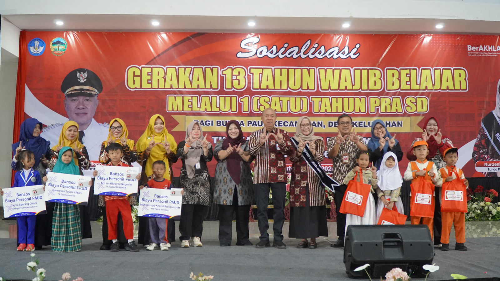 Bunda PAUD Kabupaten Banyumas Perkuat Komitmen Dukung Gerakan 13 Tahun Wajib Belajar melalui 1 (Satu) Tahun Pra-SD