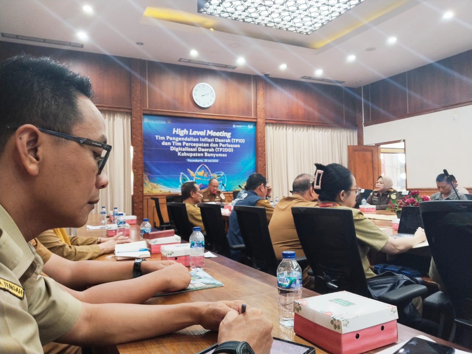 Dinas Pendidikan Kabupaten Banyumas Hadiri High Level Meeting TPID dan TP2DD
