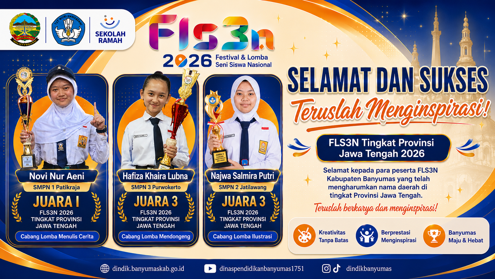 Banyumas Wakili Jateng pada FLS3N tingkat Nasional