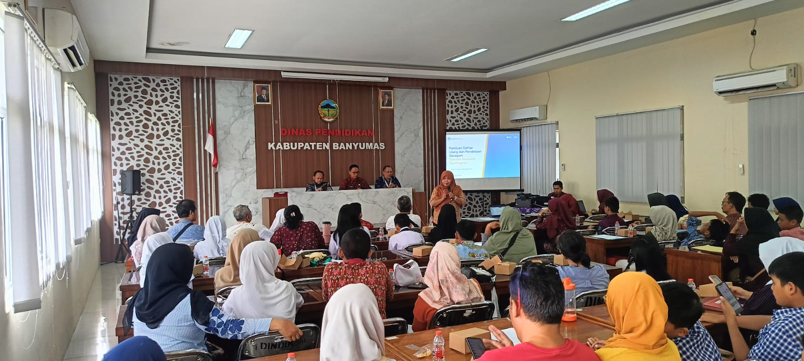 Daftar Ulang Peserta Dindik SNT Banyumas